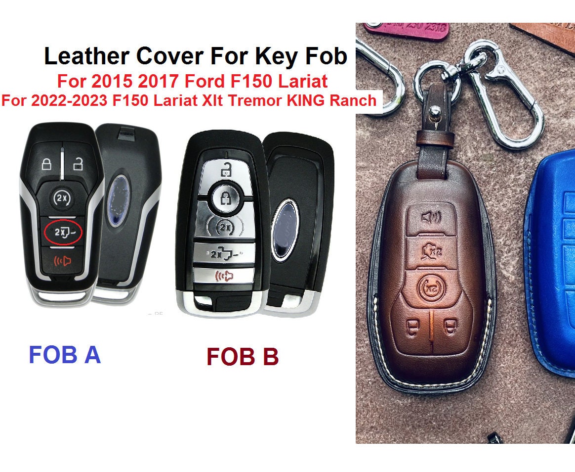 Kaufe Leder Autoschlüssel Hülle Tasche Hülle für Ford Focus 2 3 MK3 ST RS  Ecosport Kuga Escape Fiesta Fold C-Max S-Max Mondeo Zubehör