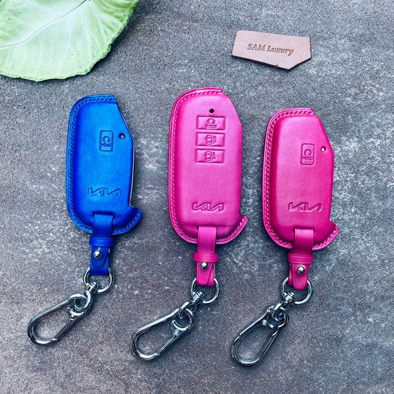 Kia Sportage EV6 Sorento 2022 2023 Leather Key Fob Cover Case Etsy
