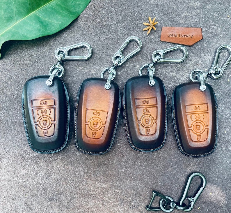 Bronco Sport Key Fob Cover Case Leather 2021 2022 Ford Bronco Etsy