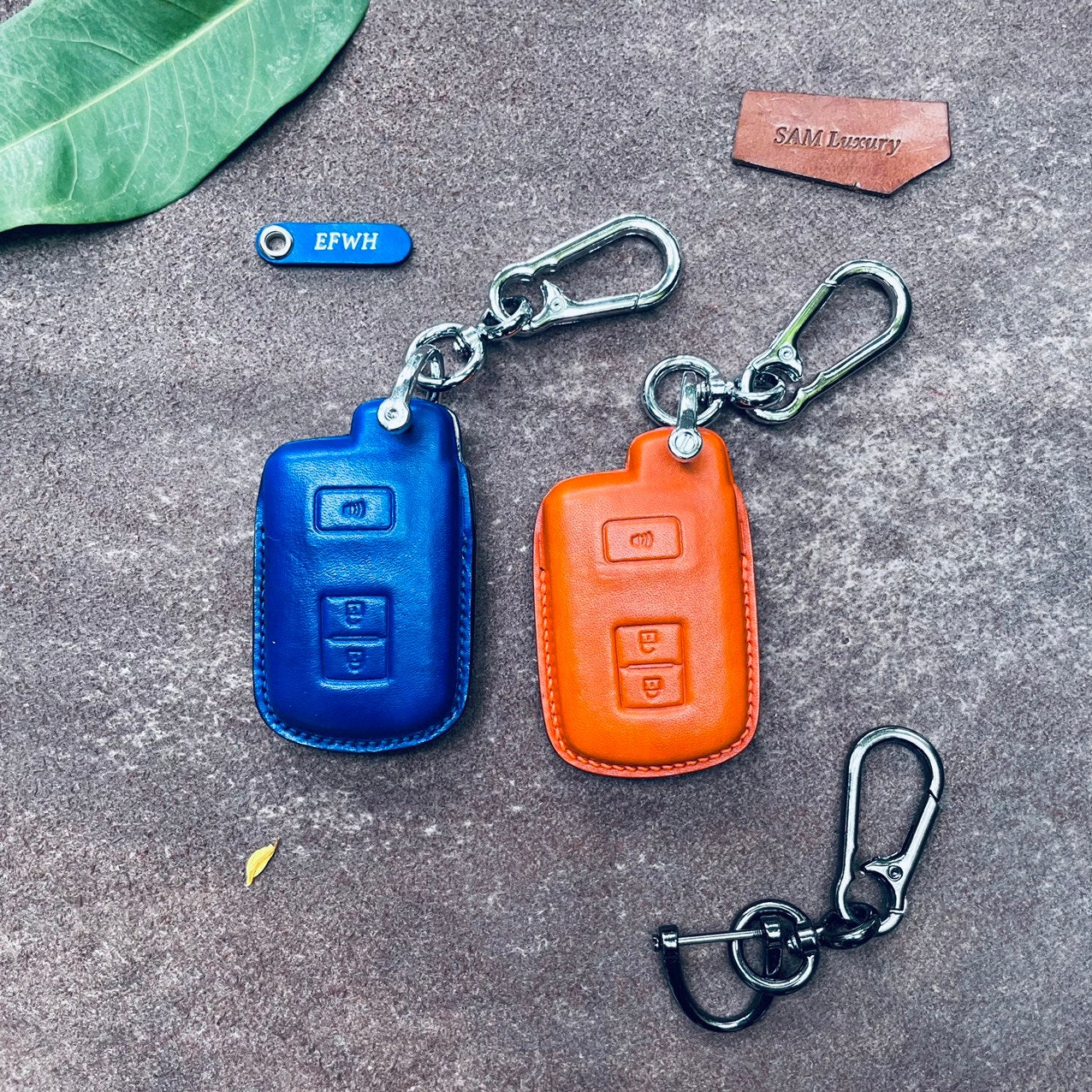 Toyota Key Fob Cover Case - Compatible With 4Runner, Camry, RAV4, Subaru & More (3-Button, White Gray)