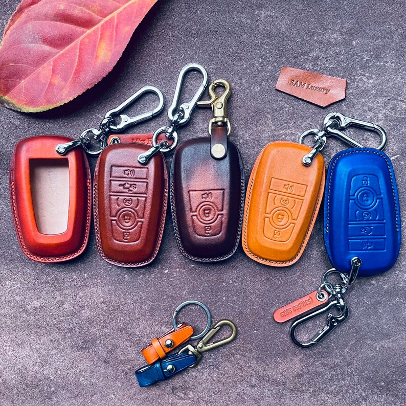 Bronco Key Fob Cover Ford Bronco Sport Leather Keyfob Case Etsy