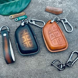 Cover 2024 2023 Cadillac Escalade Esv Ct4 Ct5 Key Fob Cover Case leather Cadillac keychain Keyring Keyless Remote Holder Shell Accessories