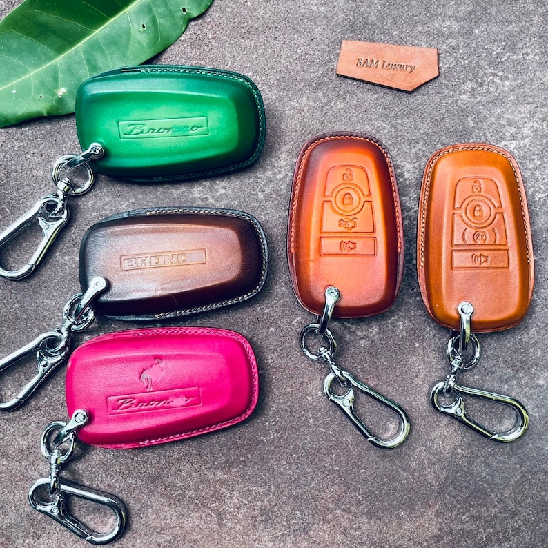 2022 Ford Bronco RAPTOR Key Fob Cover Case Leather 2021 2022 Etsy Canada