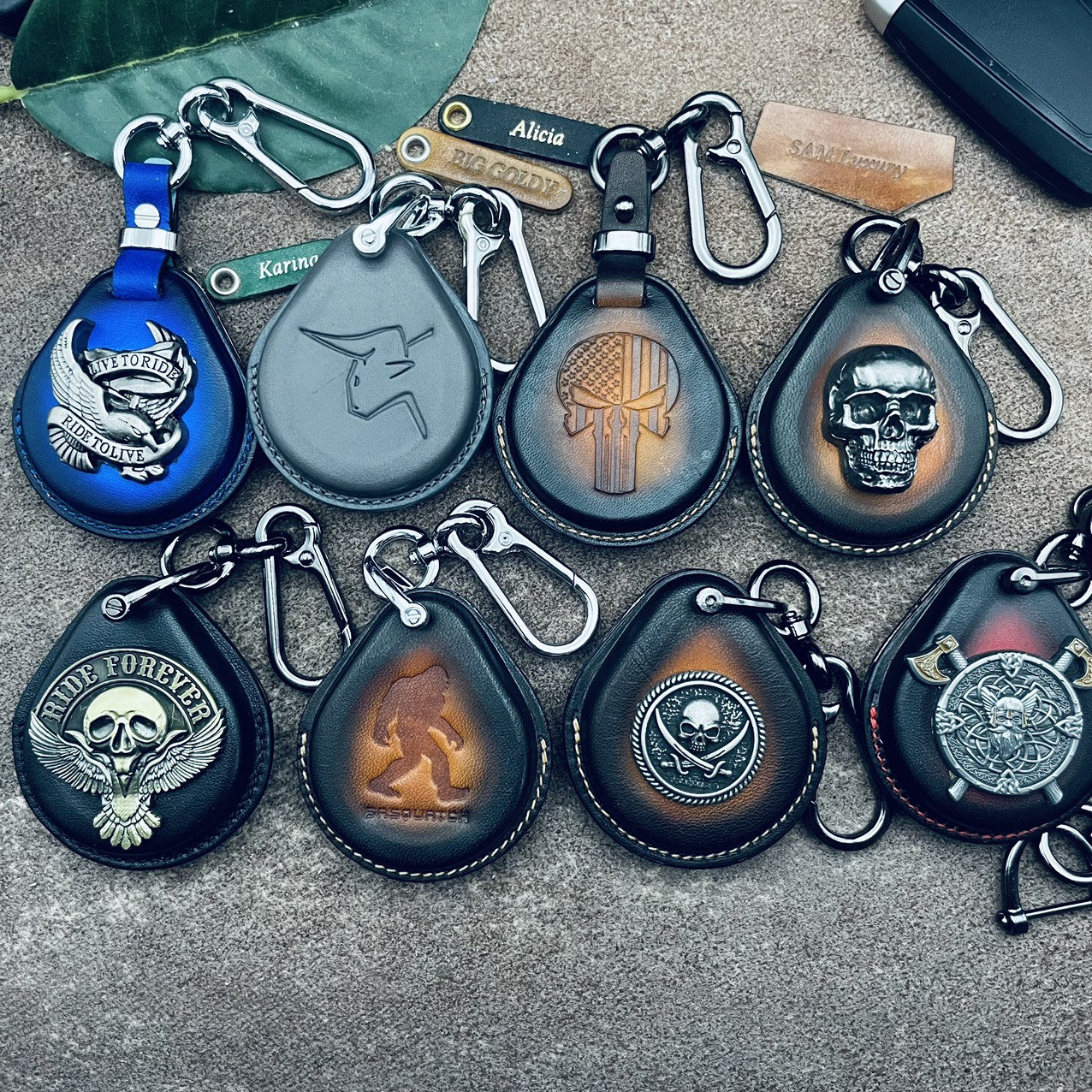 Skull Head Key Cover for Street Glide Electra King Limited
