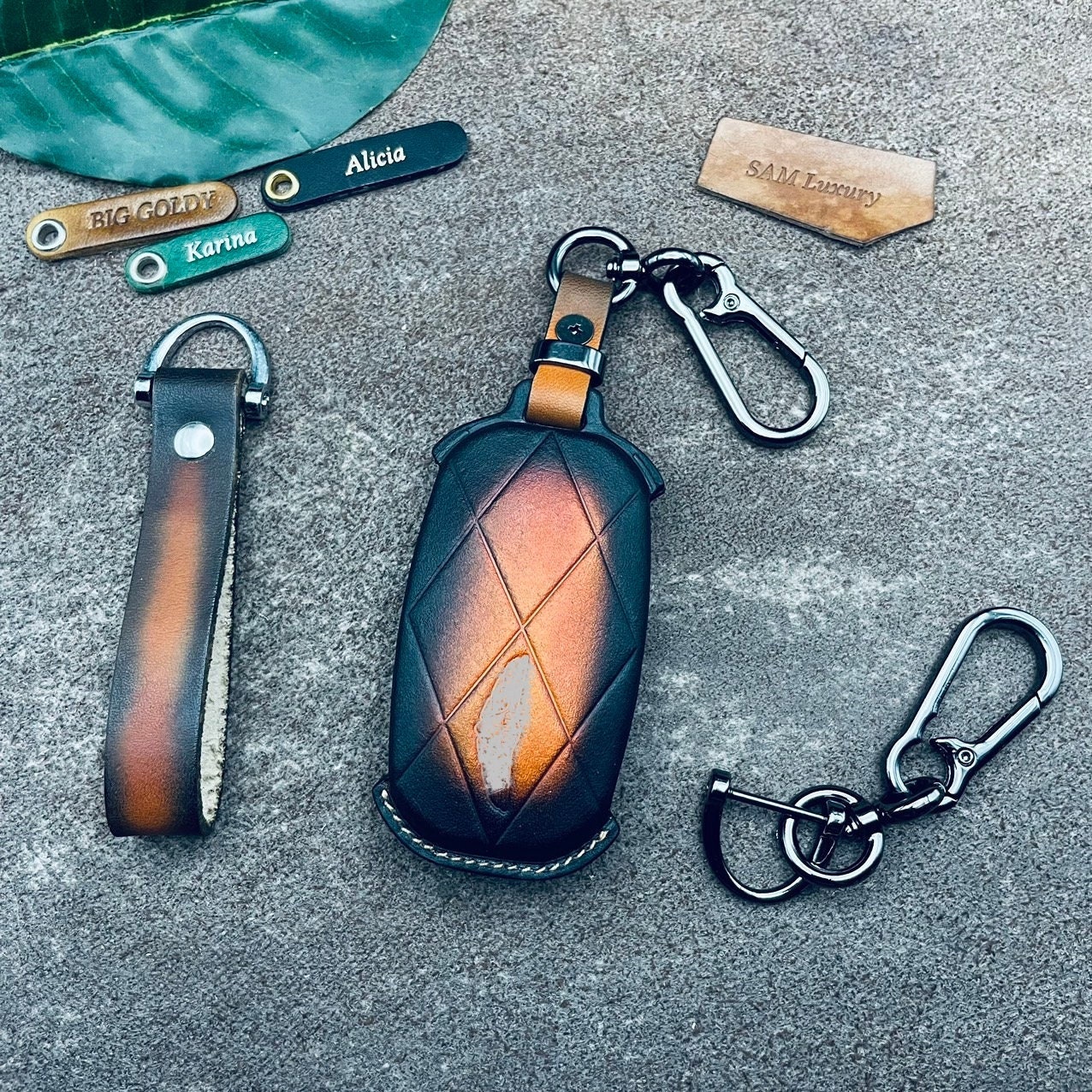 LIANGYM For Genesis Key Fob Cover With Keychain 6/8 Buttons Protection TPU Key Case - View #14