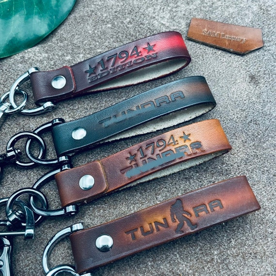 For Tundra Keychain Leather Strap Tundra Accessory Tundra Lanyard Keyring Tundra Trd Pro Hook Fob Clip Clasp Tundra Fob Protect Anti Lost