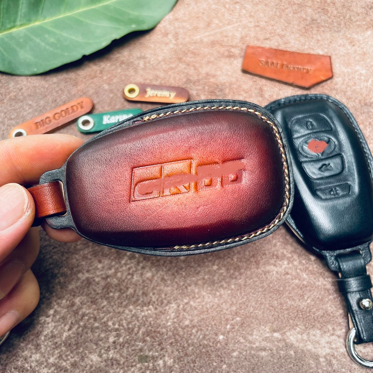 Toyota GT86 86 Genuine Leather Smart Remote Key Case Cover - Korean Auto  Imports