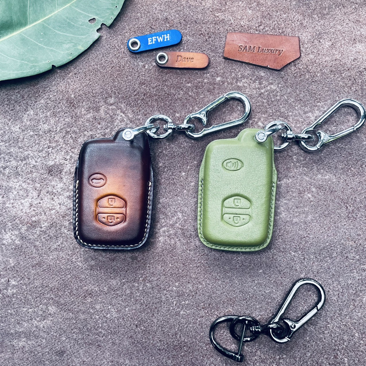 Key Fob Cover Gt86 86 Frs Brz Scion Prius Highlander Sequoia Runner 4Runner Leather Key Fob Cover Case Keychain Remote Holder Keyless Custom