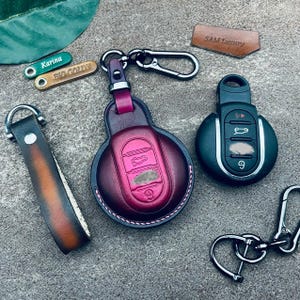 For Mini Countryman Clubman Hardtop Hatchback F54 F55 F56 F57 F60 F R sport Paceman Jcw Key Fob Cover Case Remote Keyless Holder Keychain