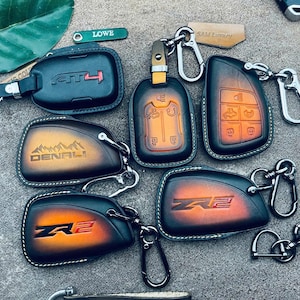 Cover Voor Denali Ultimate Sierra 1500 Yukon Silverado Equinox Tahoe Colorado At4 At4x Z71 zr2 Aev Sleutelhanger Cover Case Remote Houder Sleutelhanger
