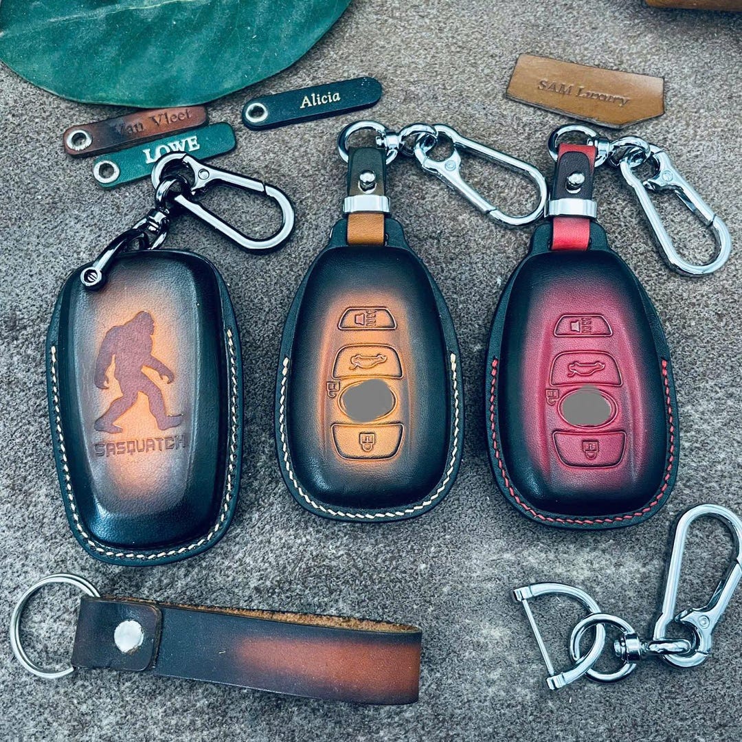 Leather Gr86 Key Fob Cover, Custom Keyless Remote Case for Rz Rx