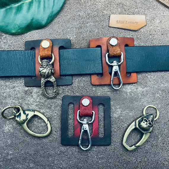 Highlark Premium Leather & Metal Keychain Holder - Heavy Duty Key Ring For Men & Women - View #4
