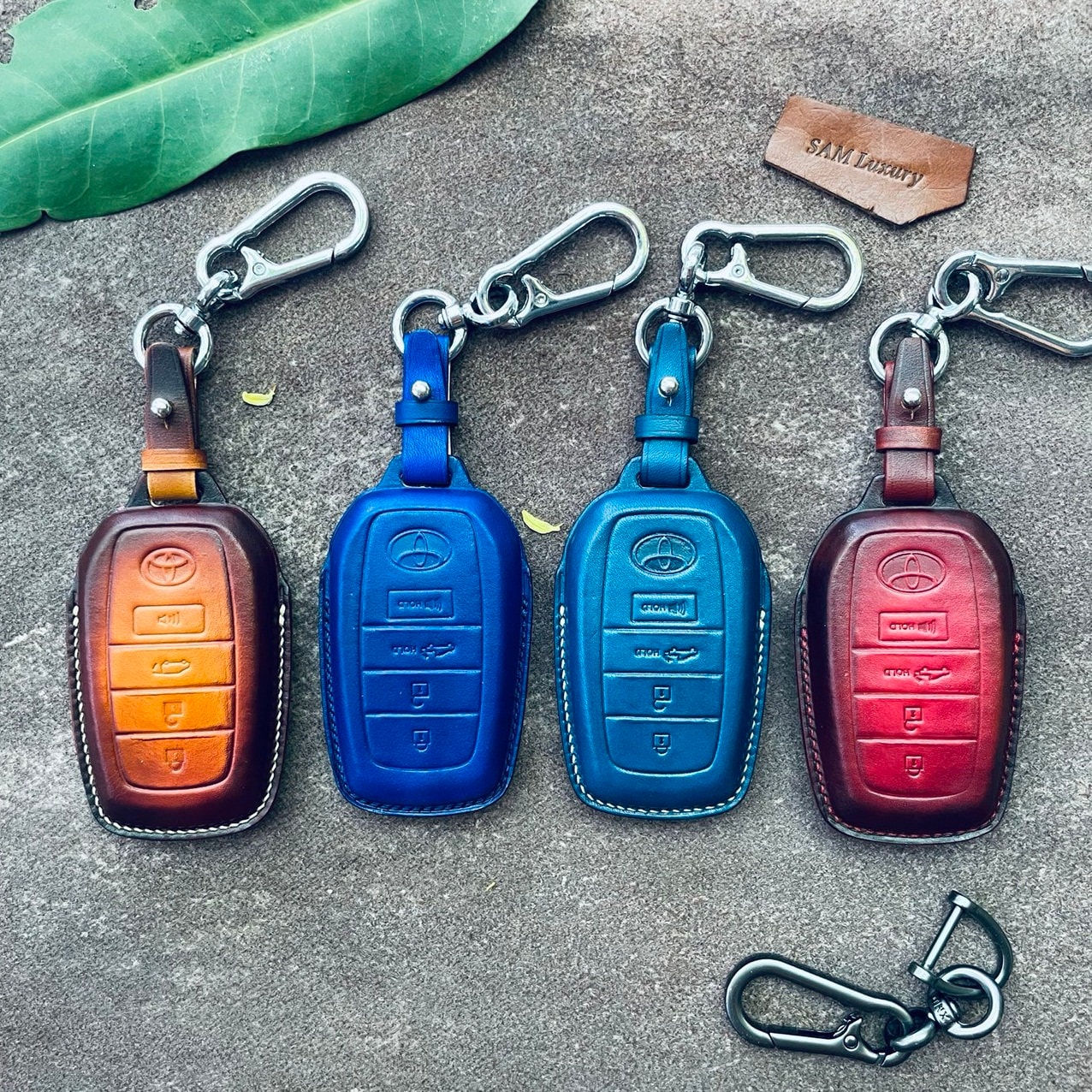 Custom Tundra TRD Pro Crewmax Key Fob Cover Case Leather Etsy Ireland