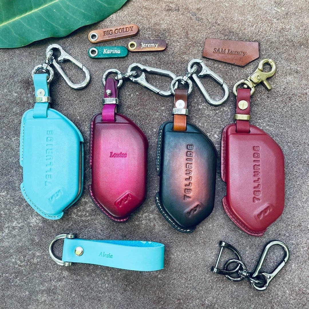 For 2023 2024 Kia Telluride Key Fob Cover Case Leather 2023 Etsy