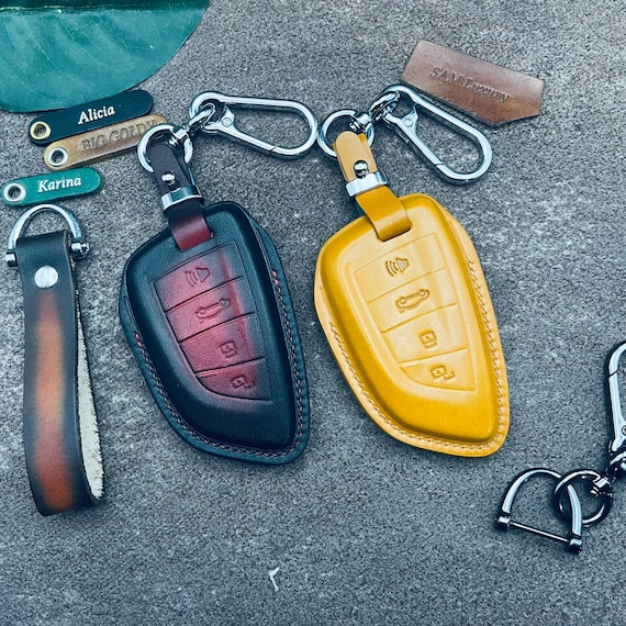 Cover For Gr Supra A90 A91 Mk5 A91 Mk4 Gt4 Sport 2022 2023 2024  Leather Key Fob Cover Case Keyless Remote Holder Keychain Custom supra