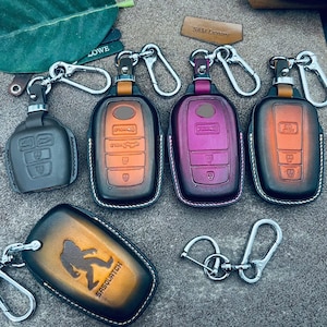 Funda de cuero para RAV4 (modelos 2012-2026), funda para llave, llavero, estuche protector para control remoto sin llave.