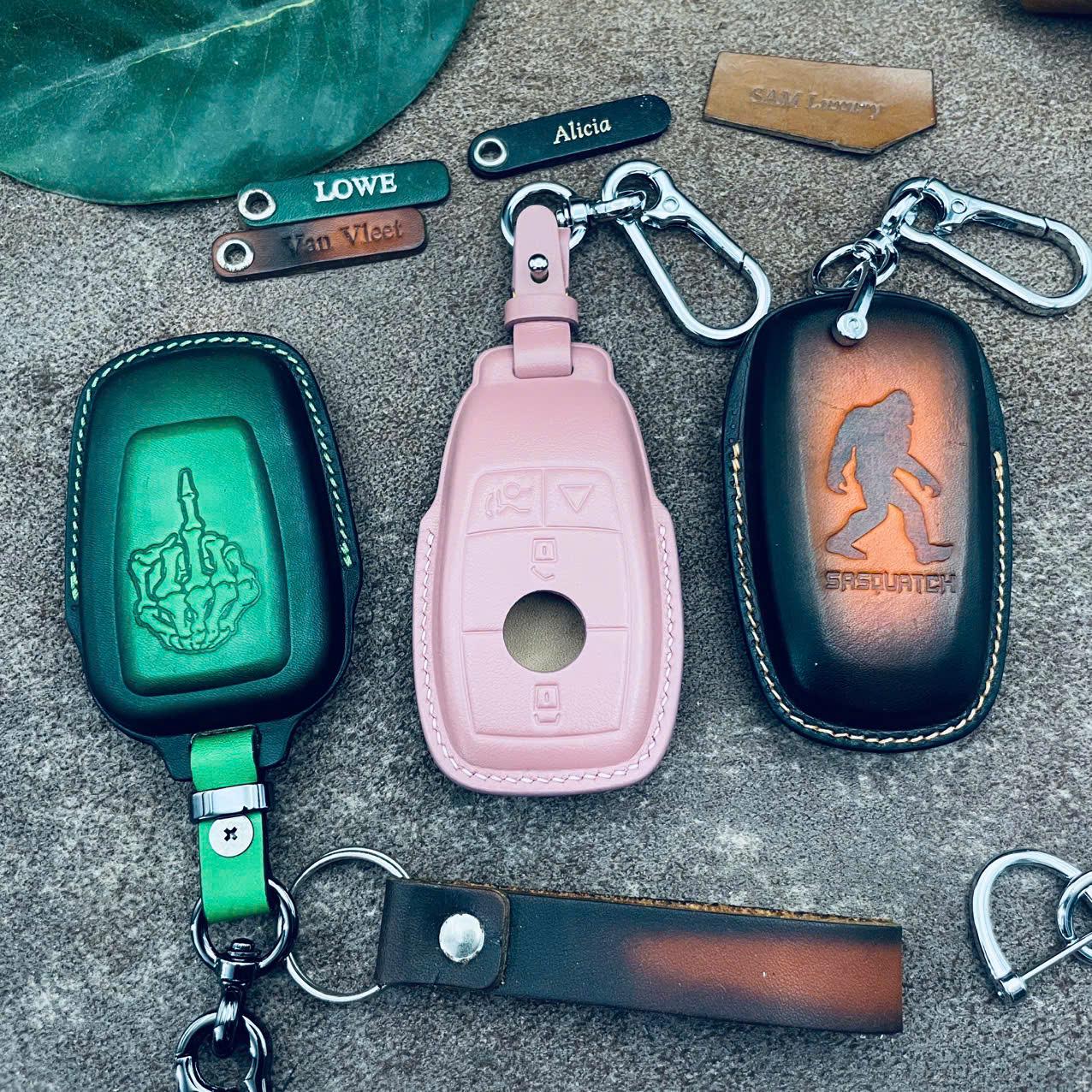 Funda Trasera Para Llave De Mercedes | Compatible Con GLC, GLE, Clase C Y Más Modelos | Color Negro