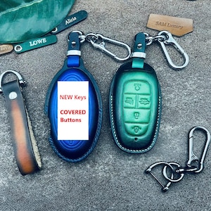 ALL 4 5 6 7 8 Buttons Fit For Santa Fe Elantra Grandeur Tucson Palisade Santa Cruz Key Fob Cover Case Keychain Keyring Remote Holder Custom