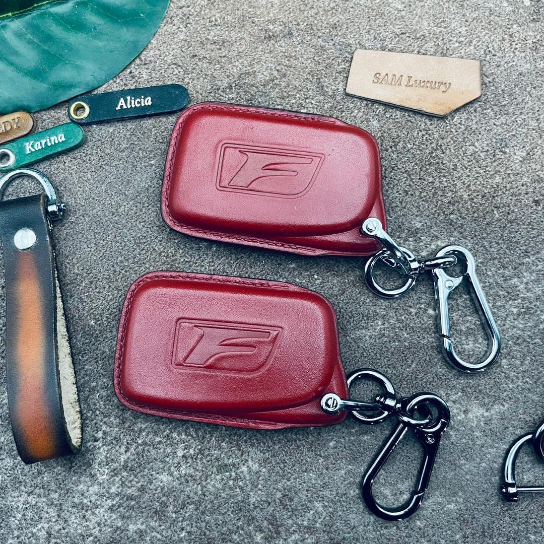 All Type For Ux Nx Gx Ls Lc Ux Es Lx Rx 500 600 200 350 f Sport Fsport 570 Ls600 Leather Key Fob Cover Cover Case Keychain Remote Holder