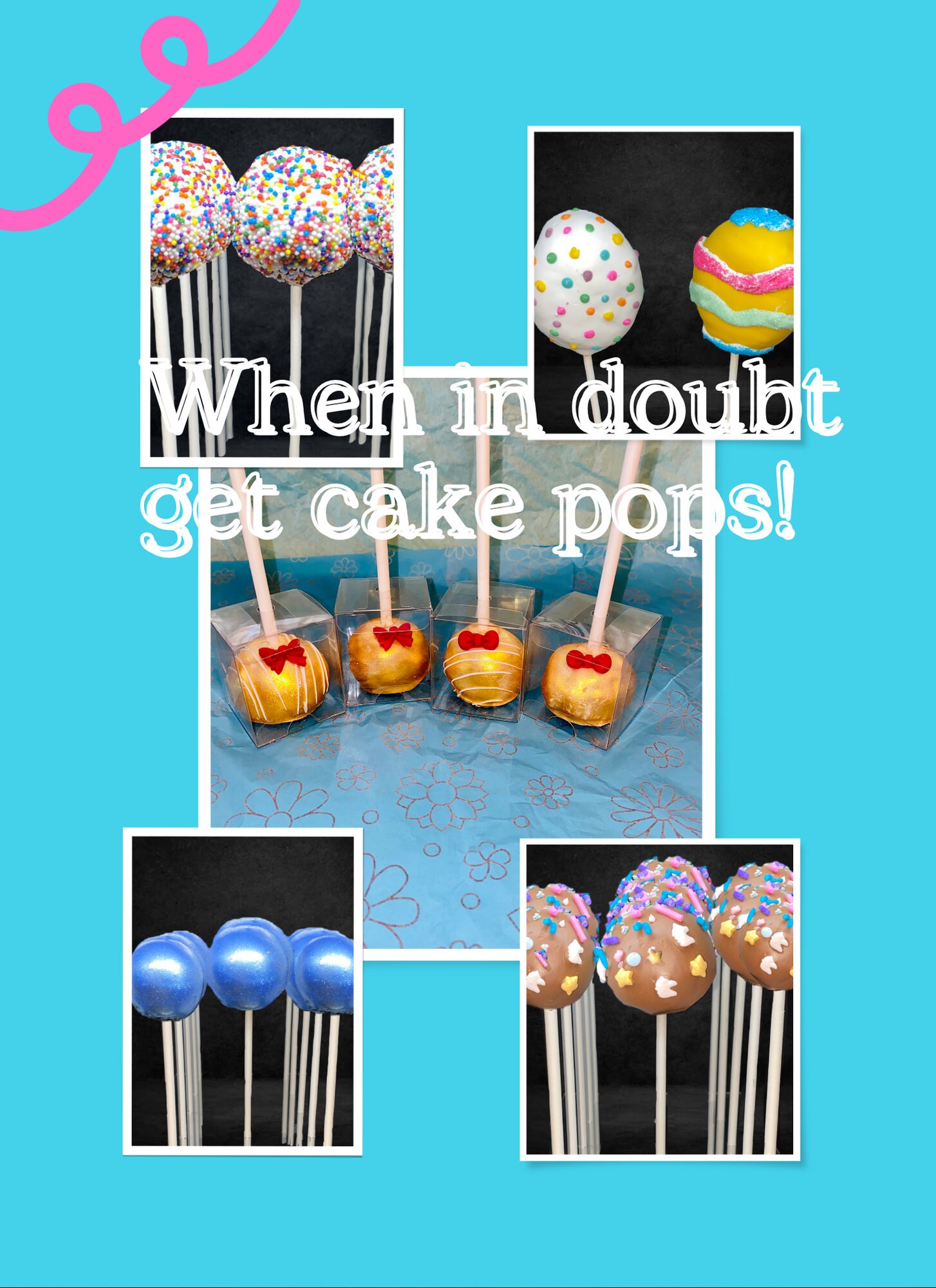 Custom Cake Pops/ Gender Reveal/wedding Favors/shimmer Cake Etsy