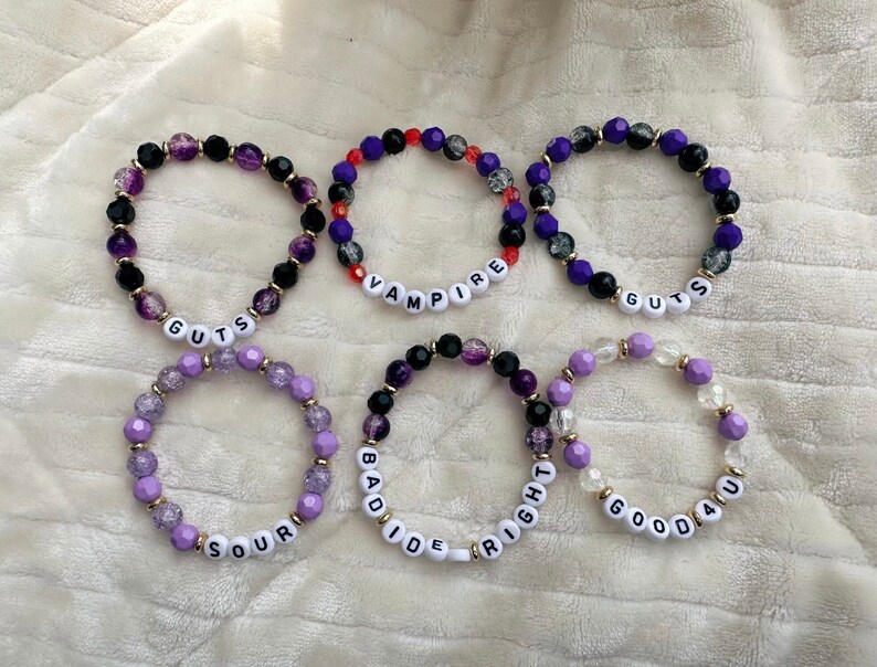 Olivia Rodrigo Guts Tour Livies Friendship Bracelets Trading Etsy Ireland