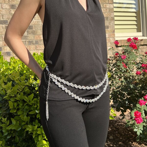 rhinestone belt womens