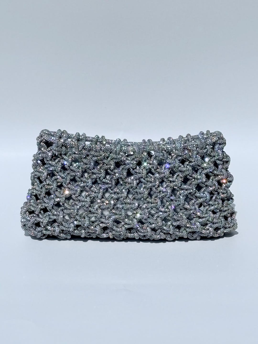 Fringe Rhinestone Clutch Handbag