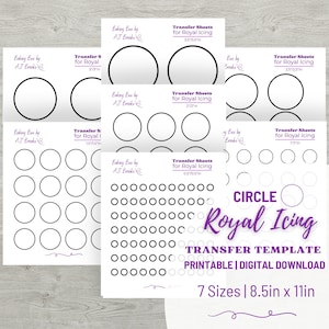 Macaron Stencil Tracing Worksheet Royal Icing Transfer Sheets Shape Tracing Baking Label Circle Stencils Tracing Board Baking Stencil