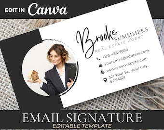 Email Template Email Signature Template Gmail Email Signature Digital Signature for Email Minimalist Custom Email Signature