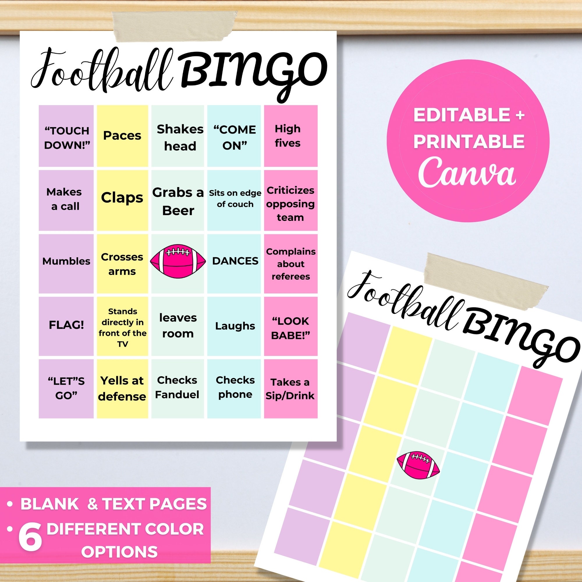 Super Bowl Bingo Super Bowl Squares Superbowl Squares Superbowl Party ...