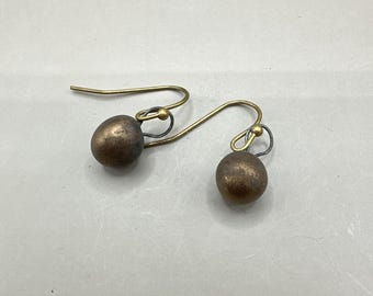 pendientes de cerámica esmaltada metálica
