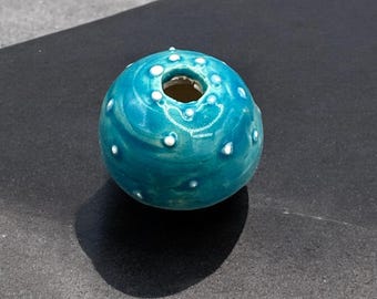 mini jarrón turquesa