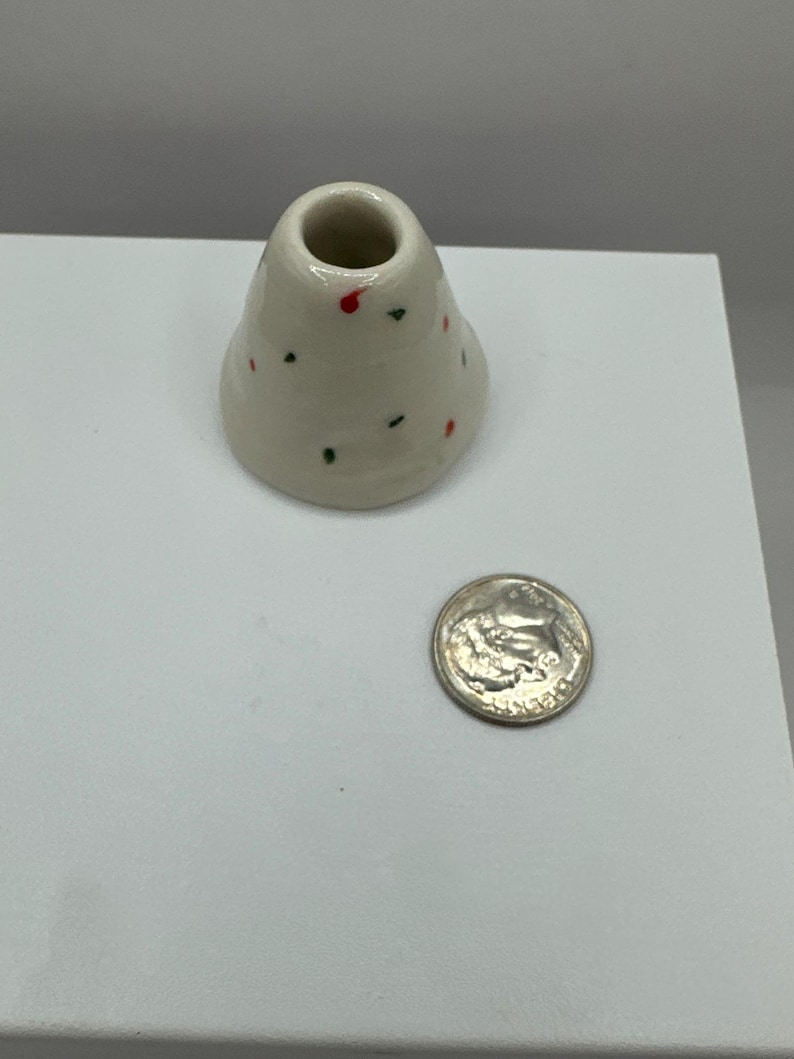 Green and Red Dots Mini Vase - Etsy