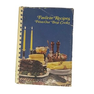 Vintage 1977 Favorite Recipes Cookbook Tidewater Florida Womens Association