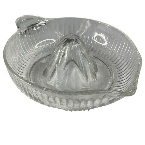 Vintage Juicer Clear Glass / Glass Hand Juicer Orange Juicer Etsy