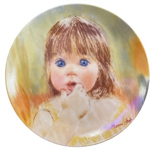 FASCINATION” By Frances Hook Collector Plate  1985