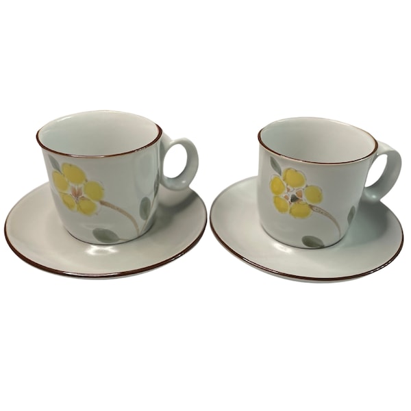 Stoneware Tea Cups Etsy