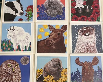 Wildlife Notecards - Pick Five