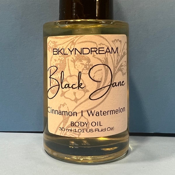 Cinnamon & Watermelon Plant-Based Moisturizing Body Oil, Original Fragrance Blend Spicy Melon  Body Oil