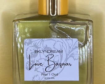 Pear Oud Body Oil: Exotic Fruity Aroma