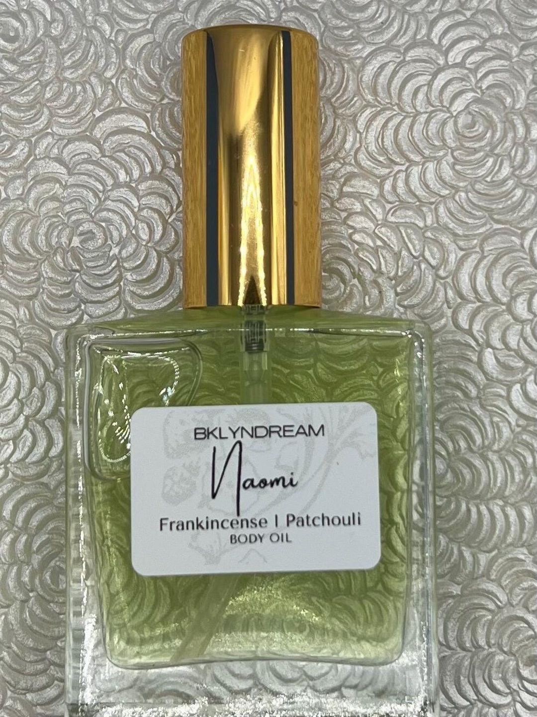 Frankincense and Patchouli Scented Body Oil, Incense Woody