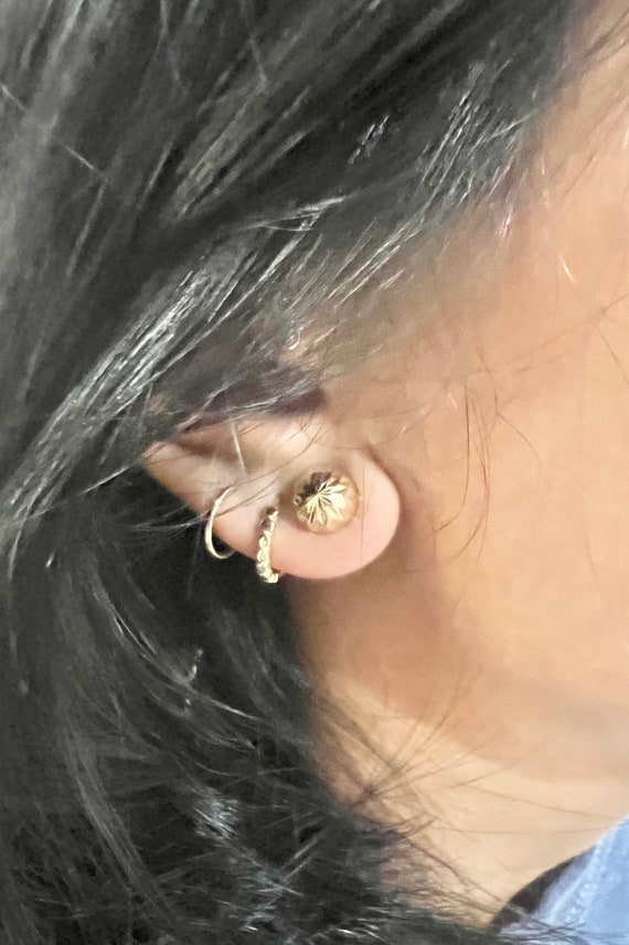 14K Yellow Gold 8MM Ball Earrings 14K Yellow Gold 8mm Studs 14K