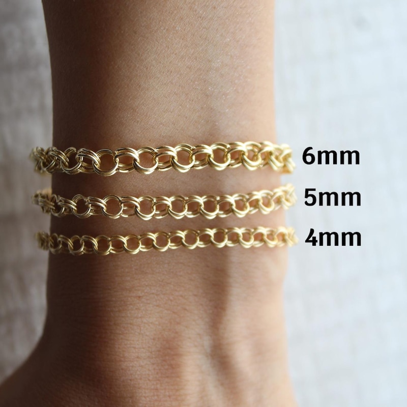 Grey Diamond Double Links