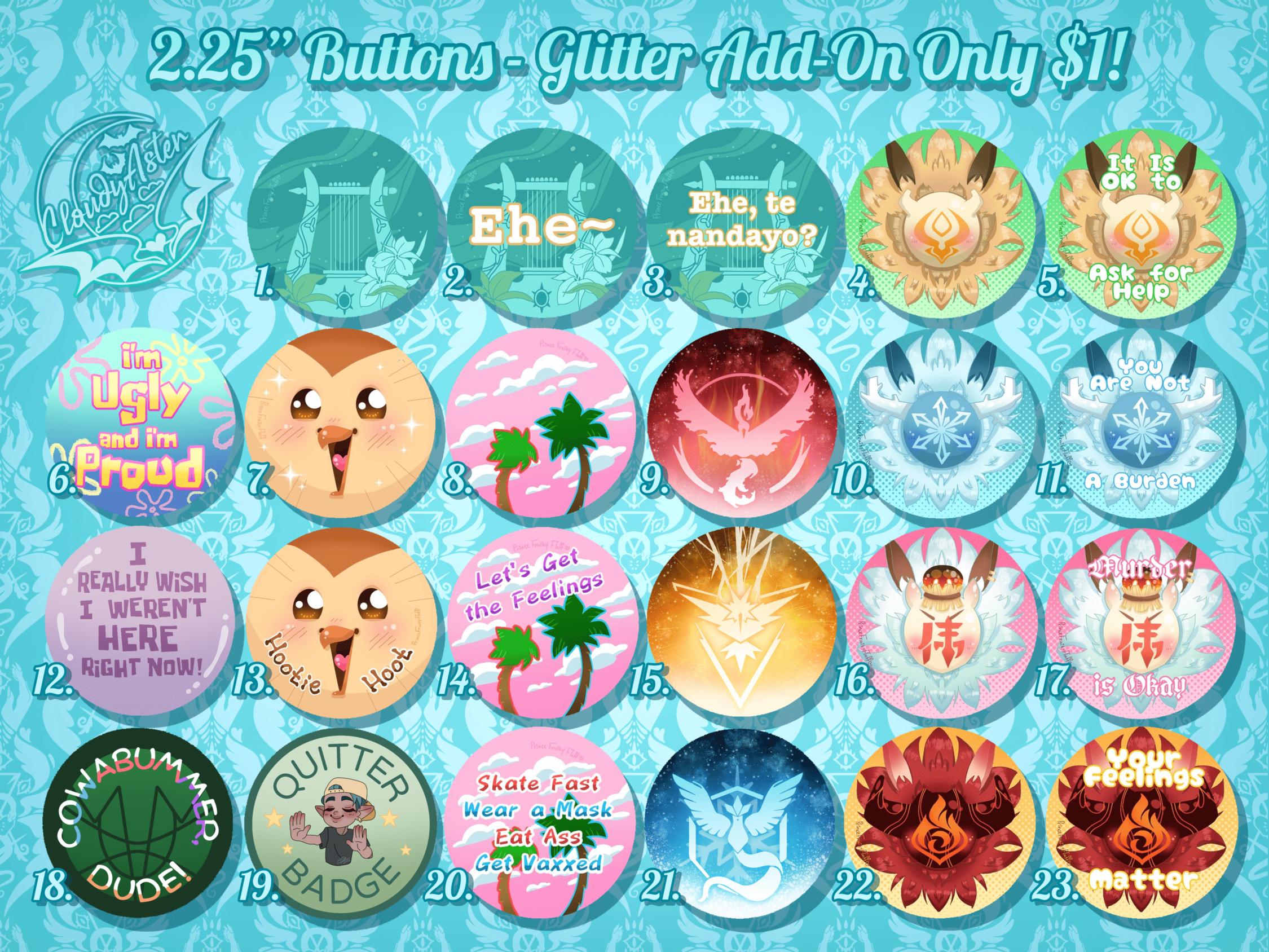 Assorted Fandom Buttons - Memes and More - Etsy