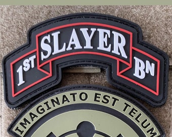 1st Slayer Bn Goblin Slayer Corps Scroll Patch