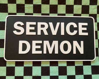Service Demon Oni Slayer Corps PVC Patch