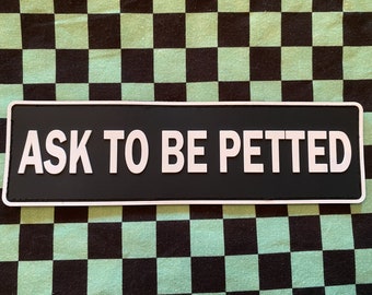 Service Demon "Ask to be Petted" Oni Slayer Corps Patch