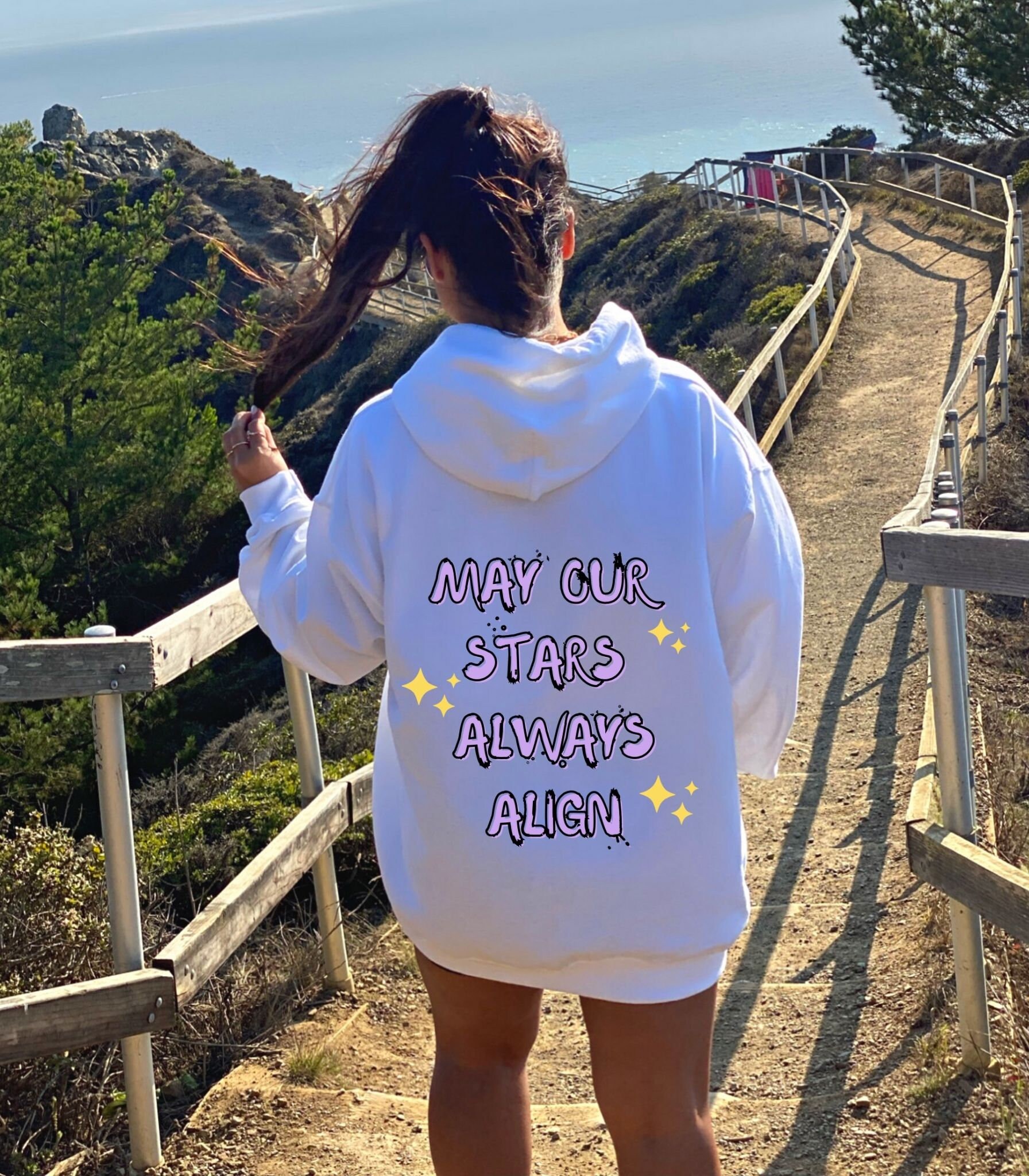 Que nos étoiles s'alignent toujours | sweat à capuche pour femme, sweat-shirt tendance, sweat à capuche vsco, sweats à capuche mignons, sweat à capuch