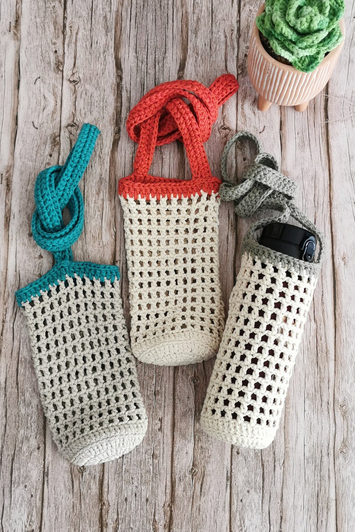 Crochet Water Bottle Sling Pattern Easy US Terms PDF Download Etsy Crochet Water Bottle Sling Pattern Easy US Terms PDF Download Etsy