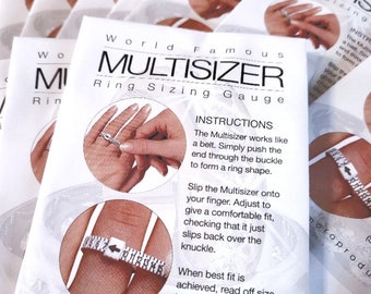 Adjustable Ring Sizer Tool: Reusable Multi Sizer